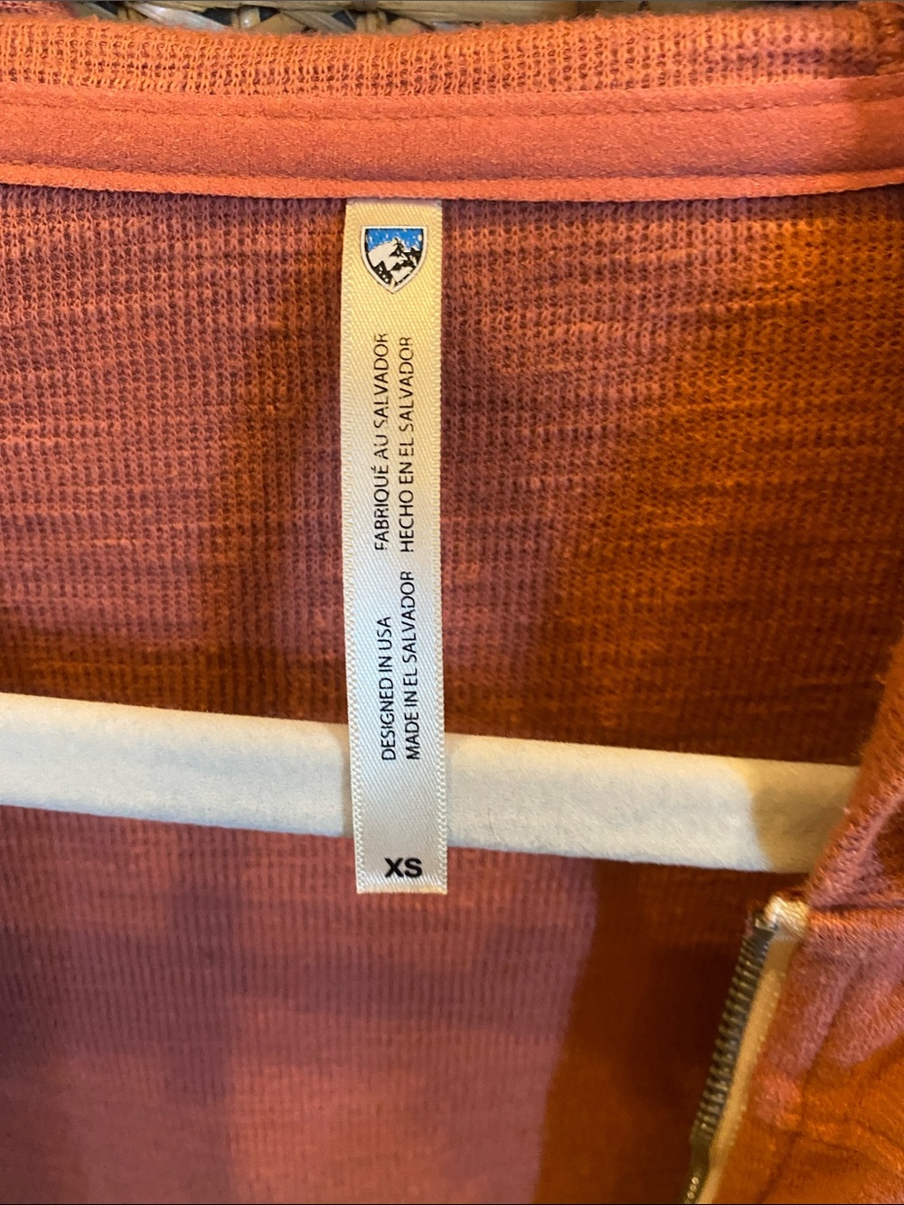Kuhl salmon light zip up - Picture 2 of 4